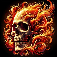 Flaming Skull of Fury