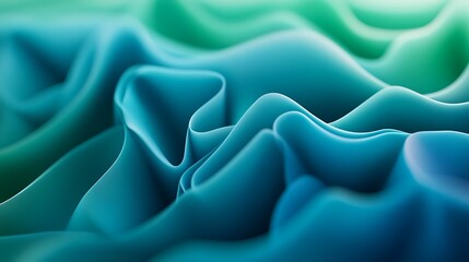 Obraz premium Rich blue and green gradient for calm background designs