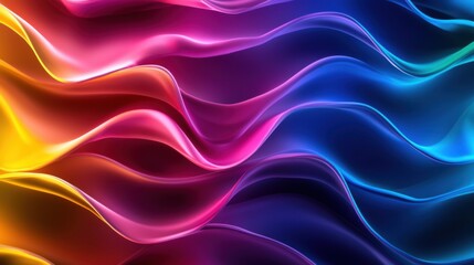 Fototapeta premium Explore the vibrant waves of the electromagnetic spectrum visualization