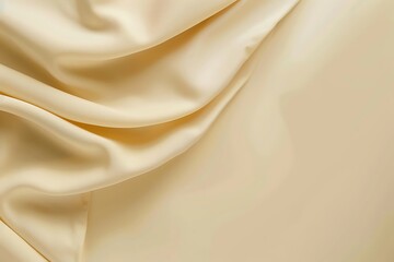Obraz premium Elegant Beige Silk Fabric Background