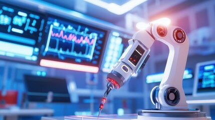 Fototapeta premium Explore medical robotics automation transforming modern surgical rooms