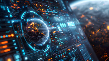Design of a futuristic software interface for planetary search