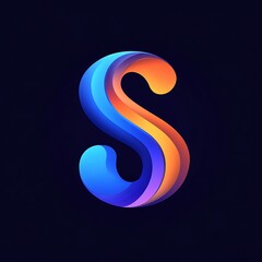 Naklejka premium Modern abstract logo design ai generated