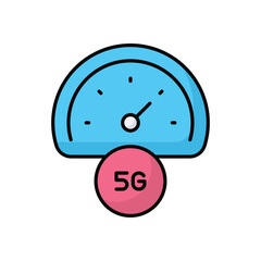 High-speed Data vector icon