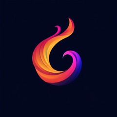 Modern abstract logo design ai generated
