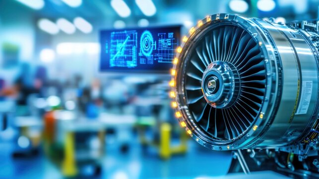 Explore advanced aerospace propulsion systems in a modern laboratory setting