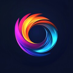 Modern abstract logo design ai generated