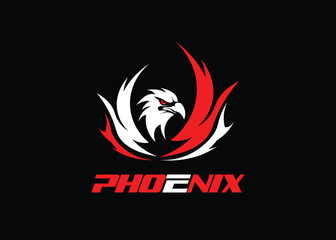 A Minimal Phoenix Logo Template