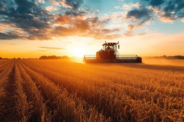 Fototapeta premium Agricultural data scientists optimizing crop yields using advanced data analysis methods
