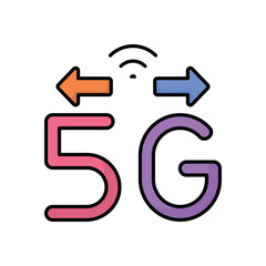 5g Service Provider vector icon