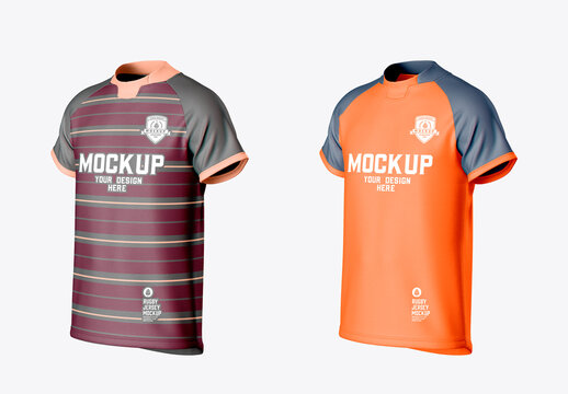 Rugby Jersey Mockup