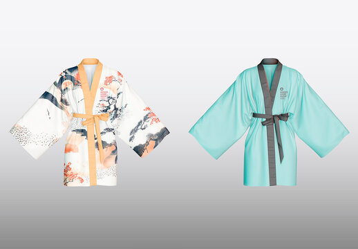 Women's Kimono Mockup