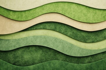 Background cover page depicting green ecology environment, use earthy tones palette 