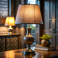 dark style lamp indoors