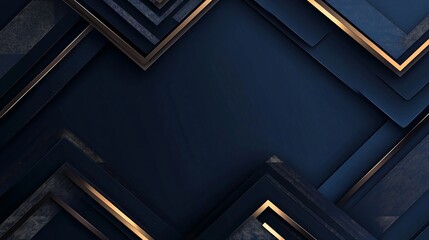 Fototapeta premium Minimalist hexagonal grid, sleek vector background, dark blue and steel tones, elegant and modern