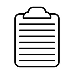 Document Holder line icon