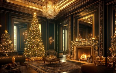 high end luxury expensive christmas background 