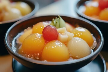 Fruit based traditional Korean iced treat