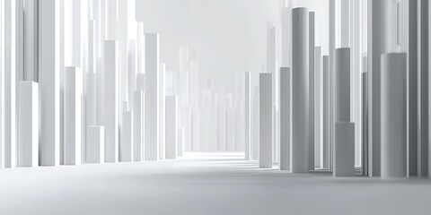 Light gray background with subtle bar chart elements in white.