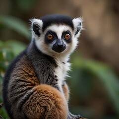 Obraz premium ring lemur