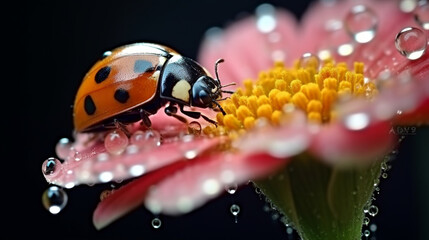 ladybug on flower
