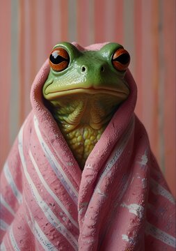 red eyed tree frog