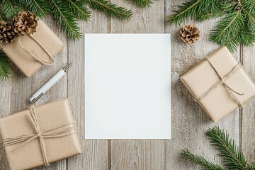 Valentine's Day card mockup