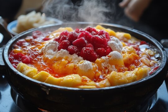 In this heat enjoy sweet bingsu