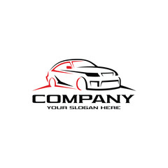 Car automotive logo template vector illustration