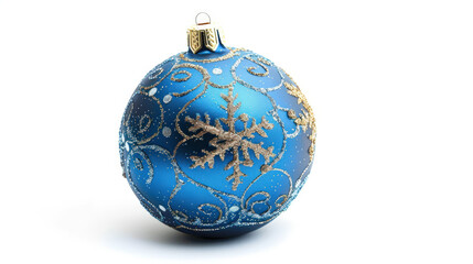 christmas ball isolated on white
