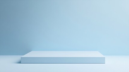 Solid sky blue background with a smooth, soft texture
