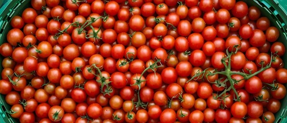 Red tomatoes background