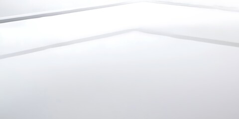 Simple white glass surface with reflections