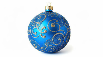 christmas ball isolated on white