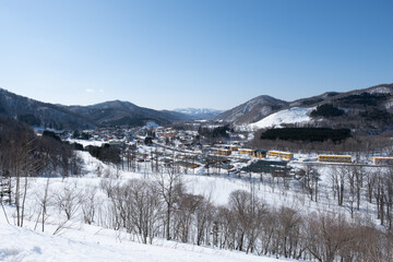 冬の北海道西興部村