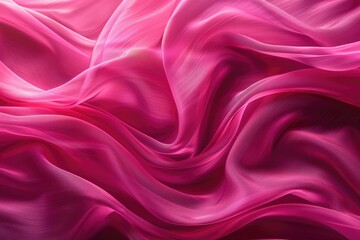 Fototapeta premium Pink fabric motion texture background