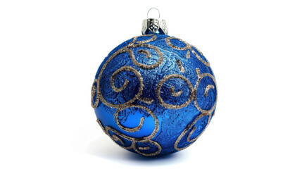 christmas ball isolated on white