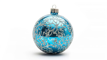 christmas ball isolated on white