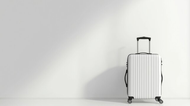 Discover the convenience of modern carry-on luggage featuring a telescopic handle for effortless travel experiences