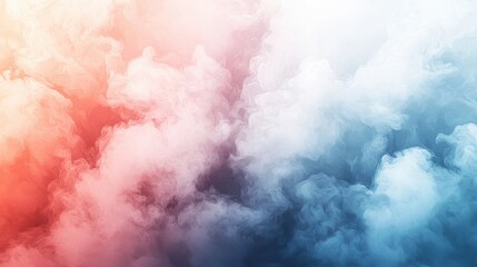 Obraz premium Explore the serenity of abstract watercolor blends in pastel pinks and blues for artistic inspiration