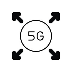 Network Capacity vector icon