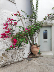 Parga town on the seashore of Ionian Sea, Greece