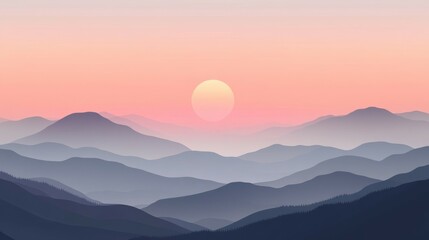 Fototapeta premium Modern Pastel Background with Soft Geometric Shapes for Digital Designs