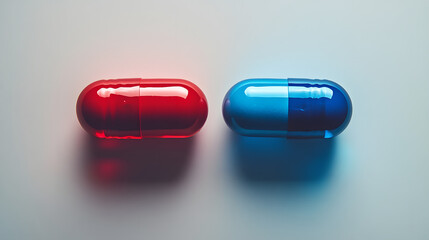 Red pill or blue pill, the choice is yours, between truth and illusion, belief and reality, truth and lie, right and wrong, left and right