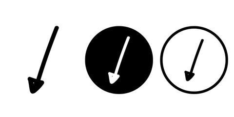 Arrows vectors icon set