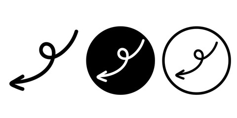 Arrows vectors icon set