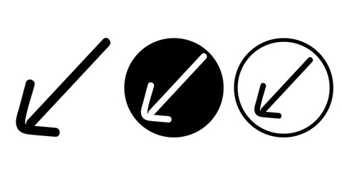 Arrows vectors icon set
