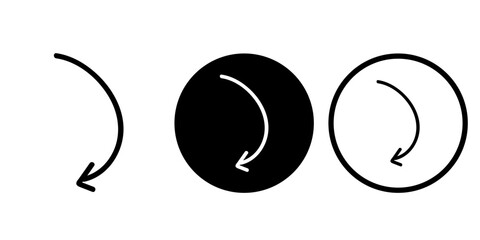 Arrows vectors icon set