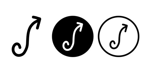 Arrows vectors icon set