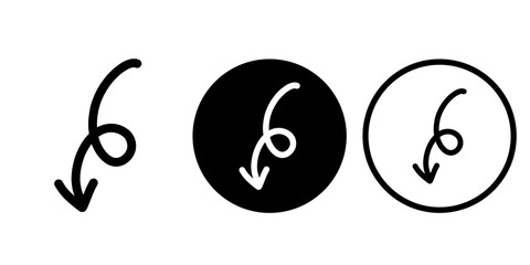 Arrows vectors icon set